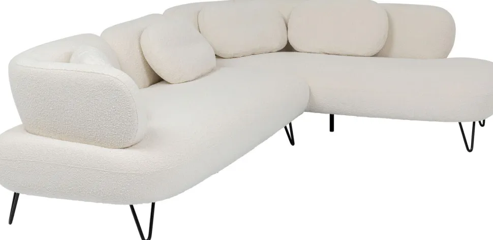 KARE Design Hoekbank Peppo Wit 286cm Flash Sale