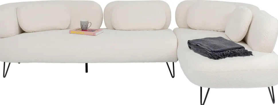 KARE Design Hoekbank Peppo Wit 286cm Flash Sale
