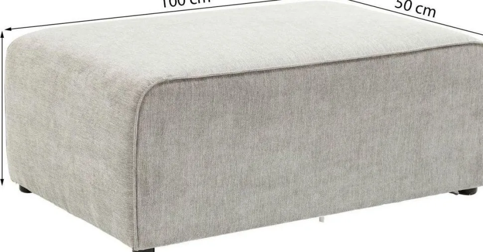 KARE Design Infinity Kruk Elements Grijs 50cm Discount