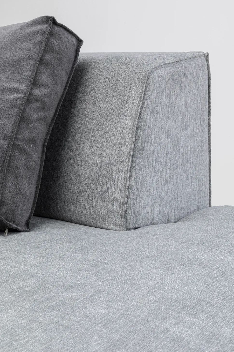KARE Design Infinity Ottomane Semi Elements Grijs Rechts Clearance