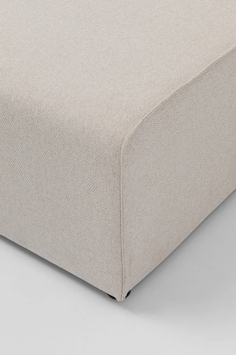 KARE Design Infinity Pouff Elements Cream 80x100cm Outlet