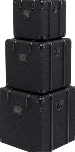 KARE Design Koffer Voyage Black (3/set) New