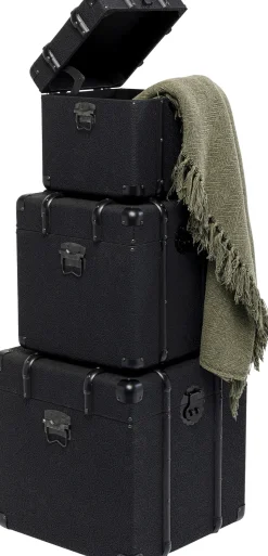 KARE Design Koffer Voyage Black (3/set) New