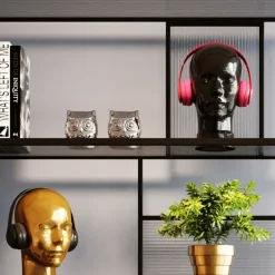KARE Design Koptelefoonhouder Zwart Hot