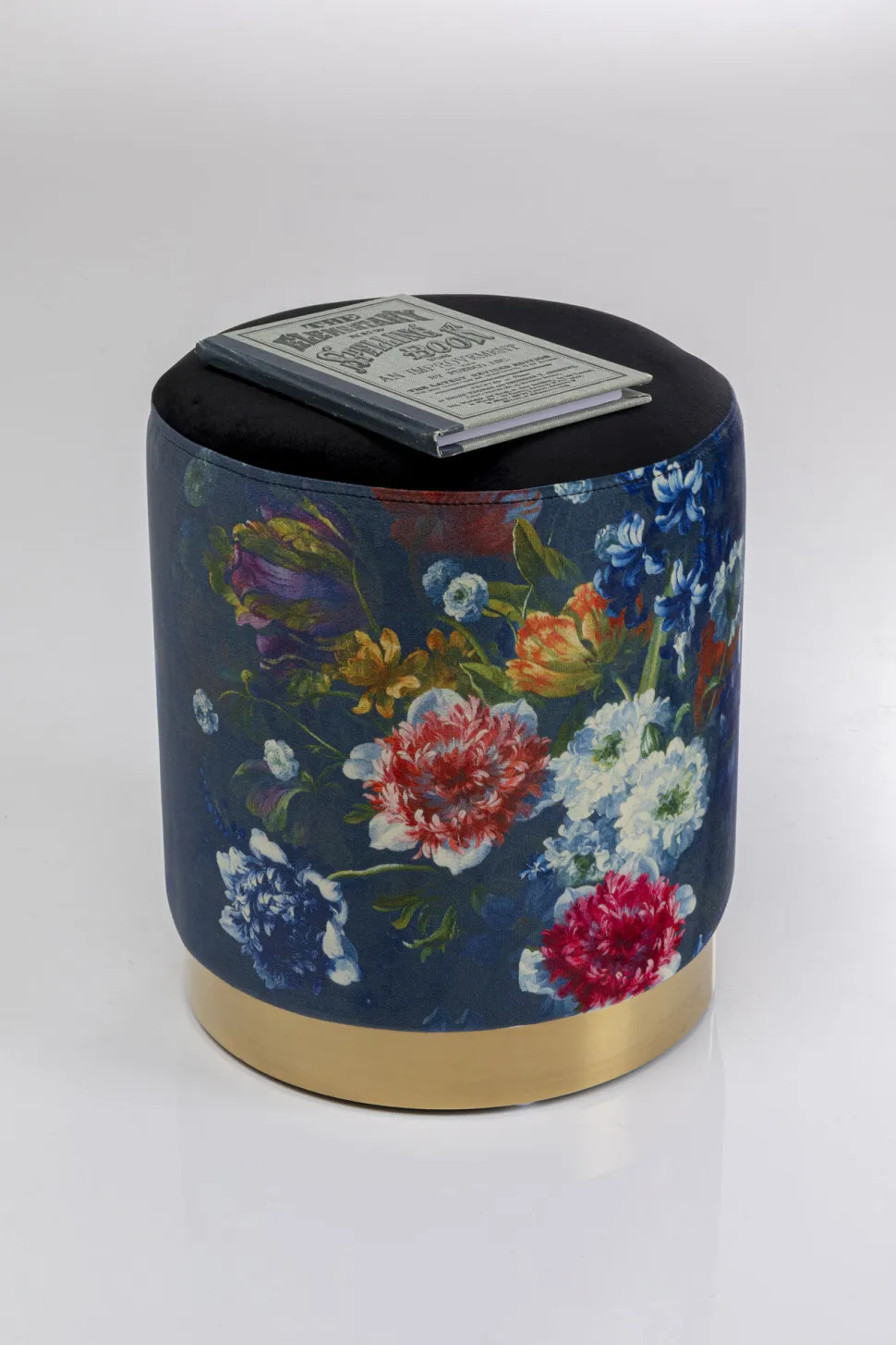 KARE Design Kruk Cherry Flower Black Brass Ø32cm Outlet