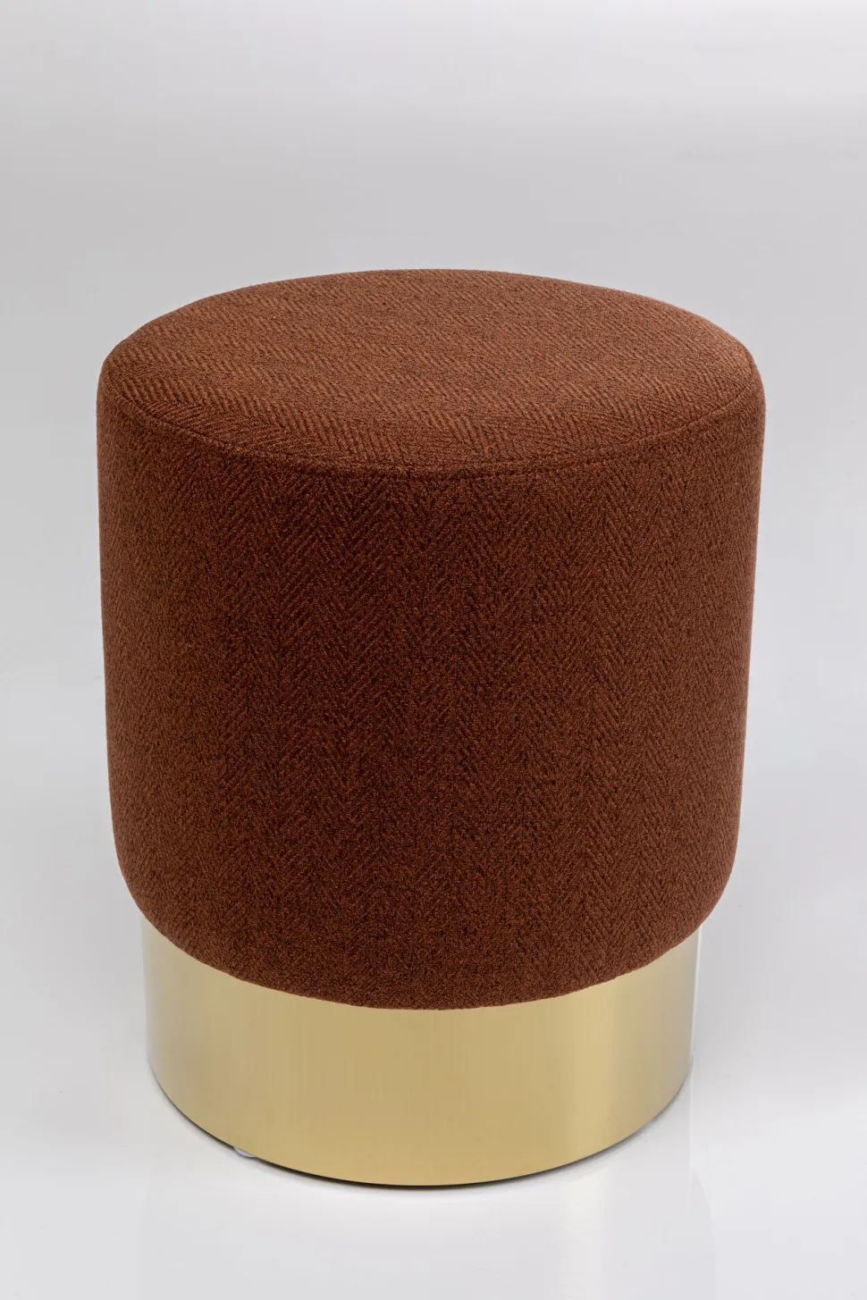 KARE Design Kruk Cherry Lina Brown Brass Ø35cm Clearance