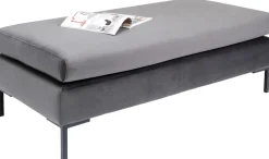 KARE Design Kruk Gianni Velvet Grey Black Best