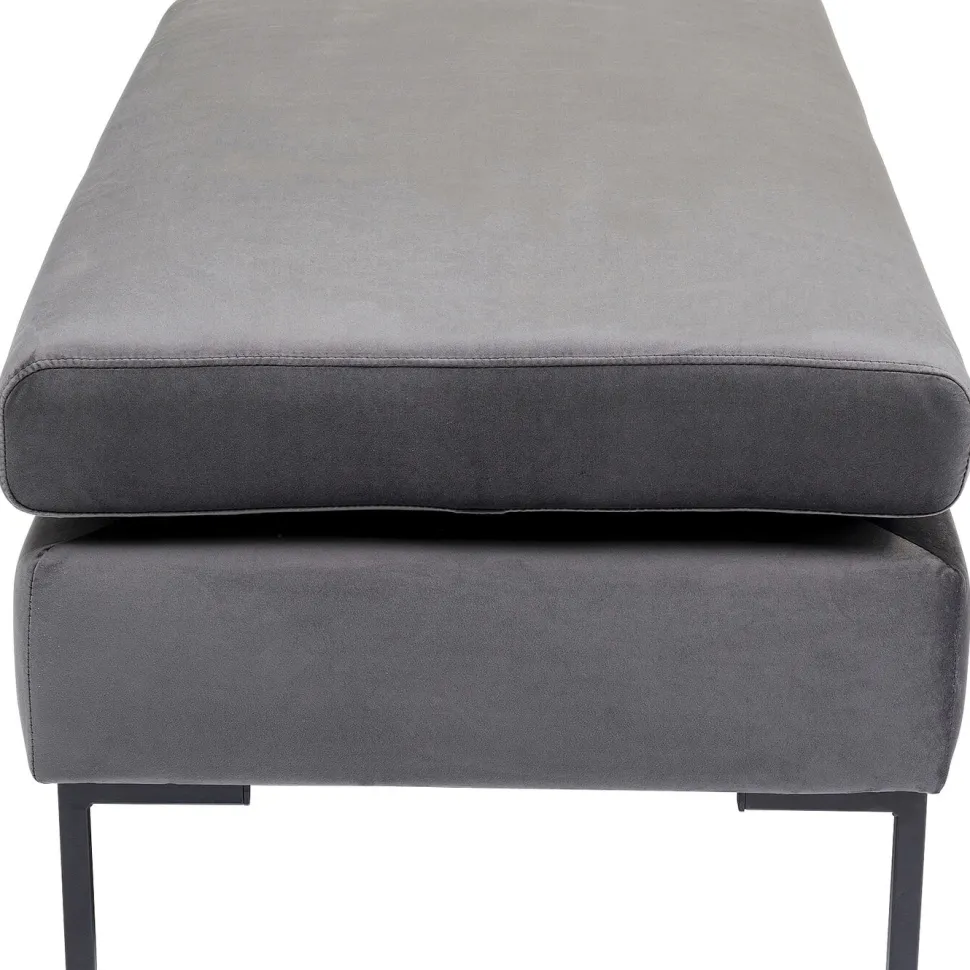 KARE Design Kruk Gianni Velvet Grey Black Best