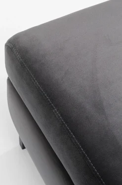 KARE Design Kruk Gianni Velvet Grey Black Best