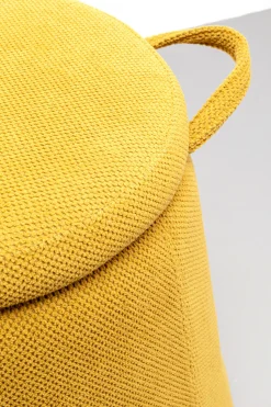 KARE Design Kruk Thimble Storage Geel Ø51cm Cheap
