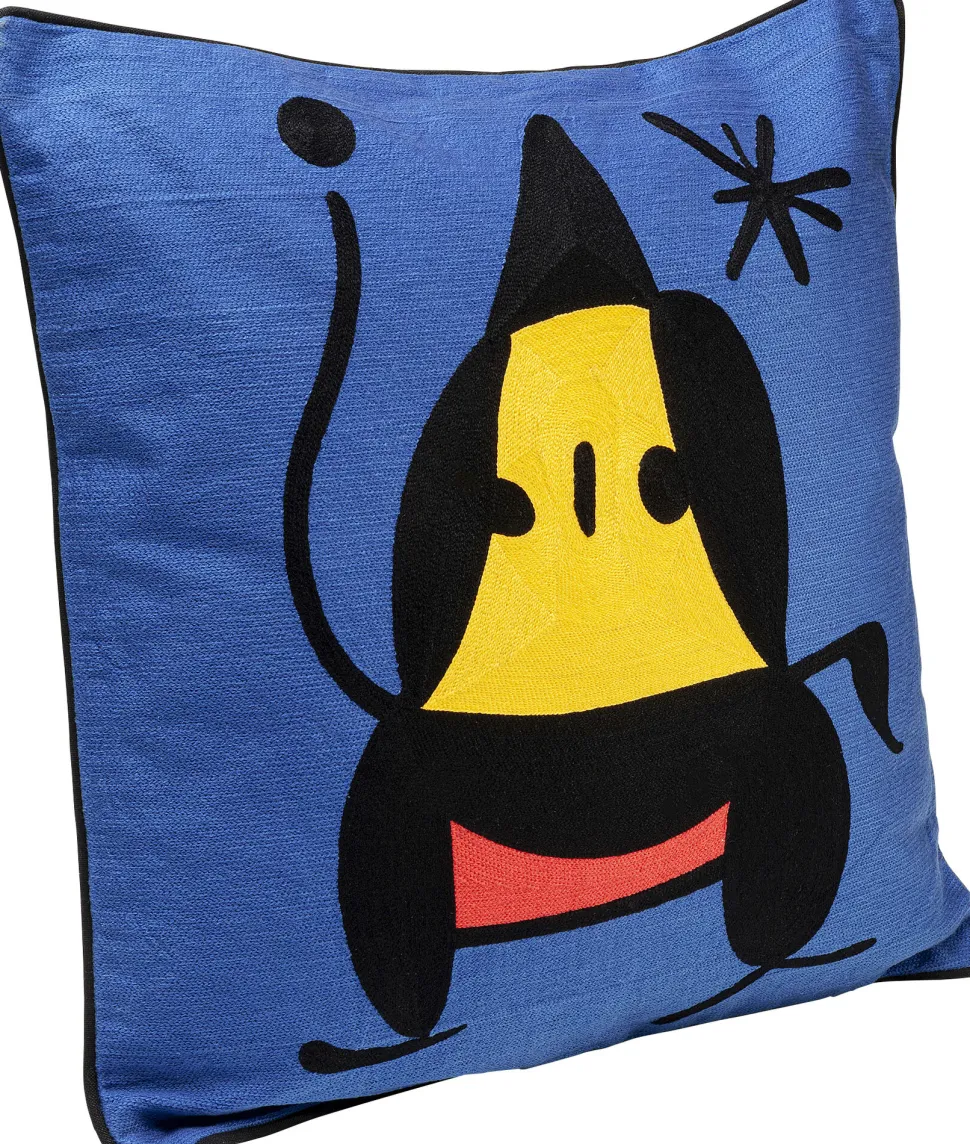 KARE Design Kussen Art Line Blauw 50x50cm Flash Sale