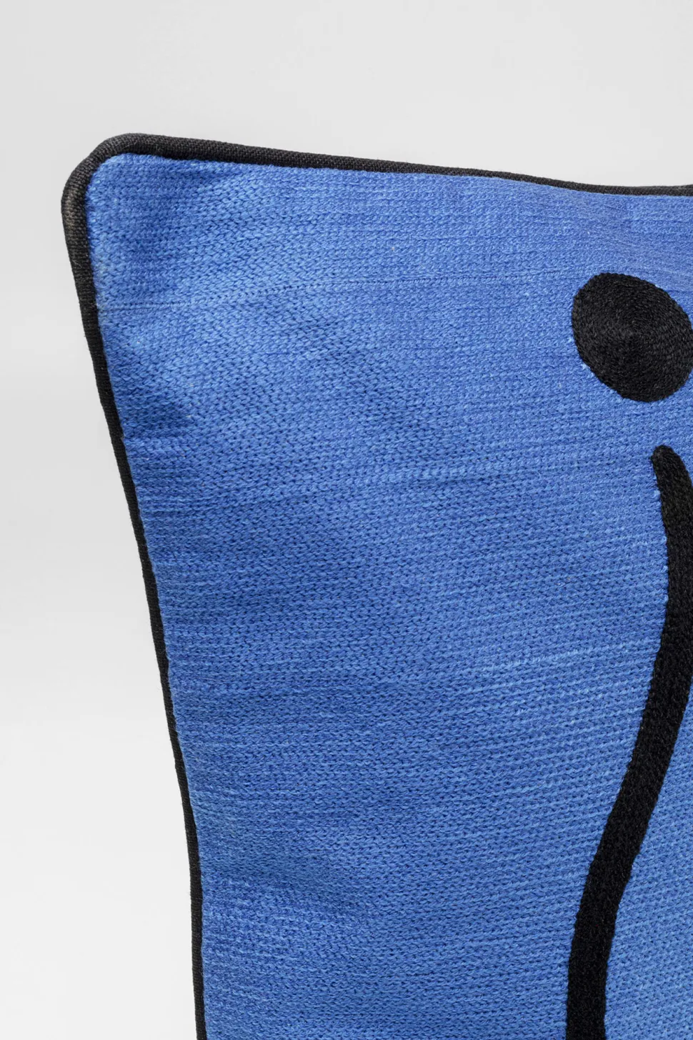 KARE Design Kussen Art Line Blauw 50x50cm Flash Sale