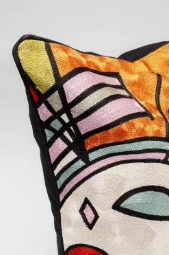 KARE Design Kussen Art Line Oranje 50x50cm Discount