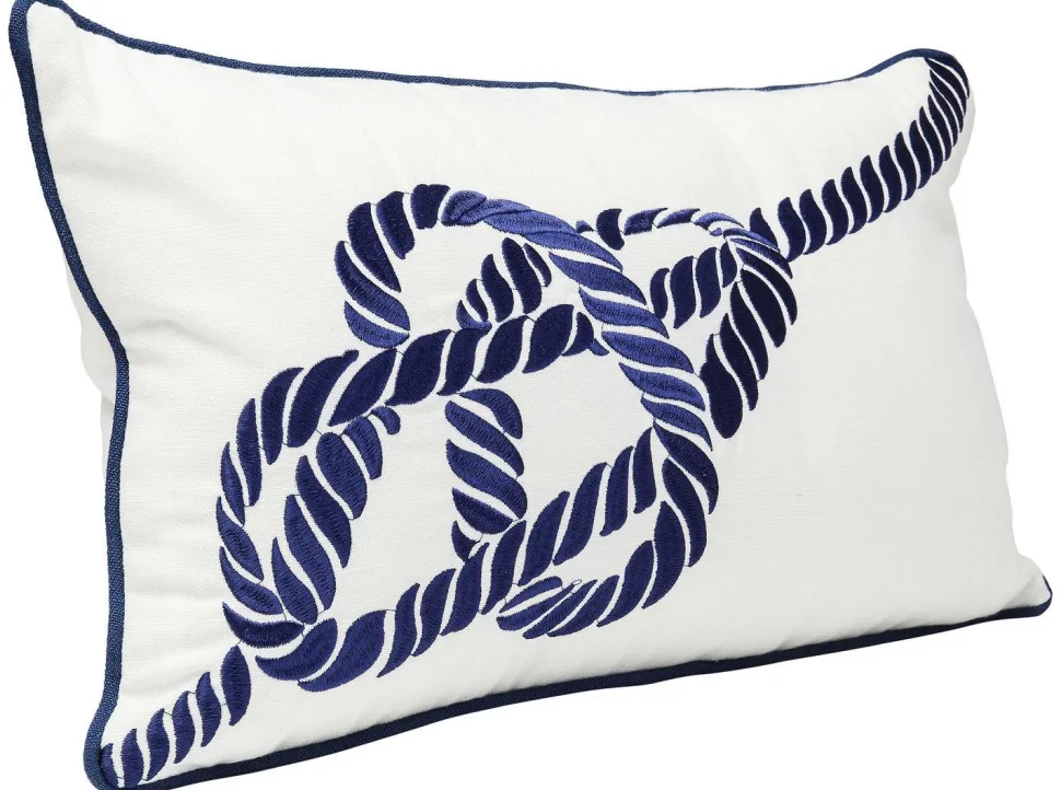 KARE Design Kussen Classy Knot White 28x50 Online