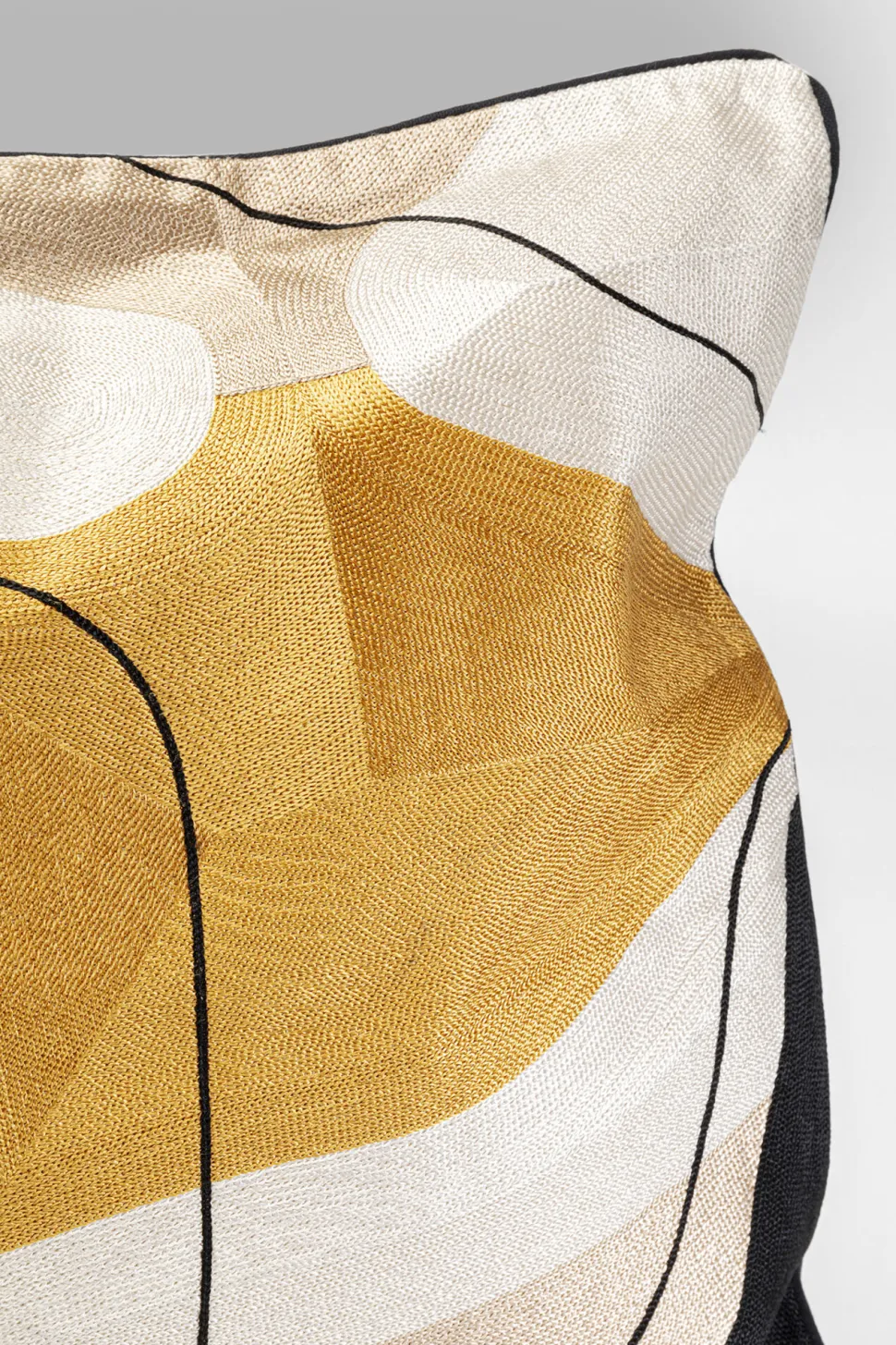 KARE Design Kussen Fields Yellow 50x50cm Clearance
