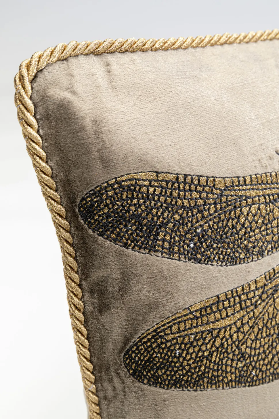 KARE Design Kussen Glitter Dragonfly Brown 50x30cm Hot