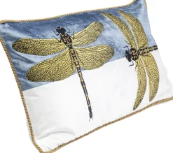 KARE Design Kussen Glitter Dragonfly White 50x30cm Outlet
