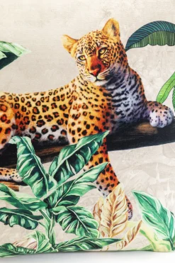 KARE Design Kussen Jungle Leopard 43x43cm Hot