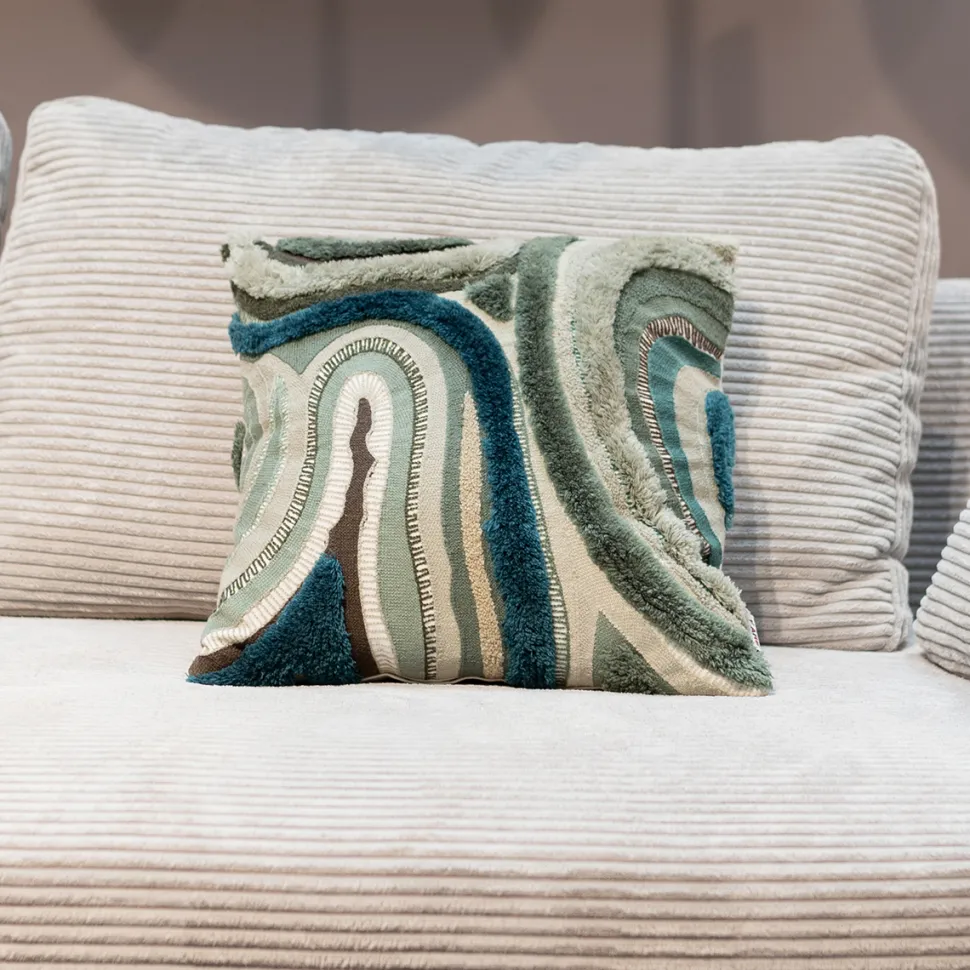 KARE Design Kussen Lava Grijs 45x45cm Best