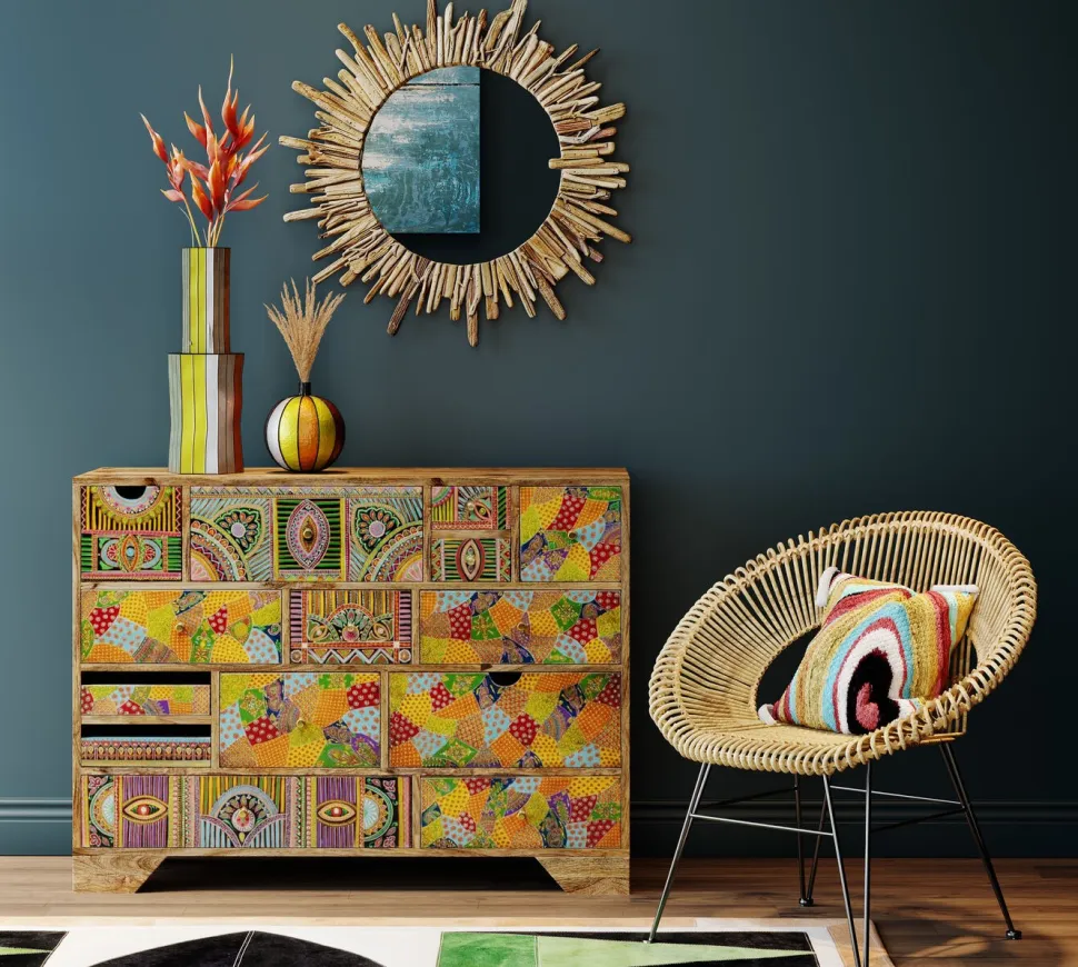 KARE Design Kussen Waves Multi 45x45cm Best