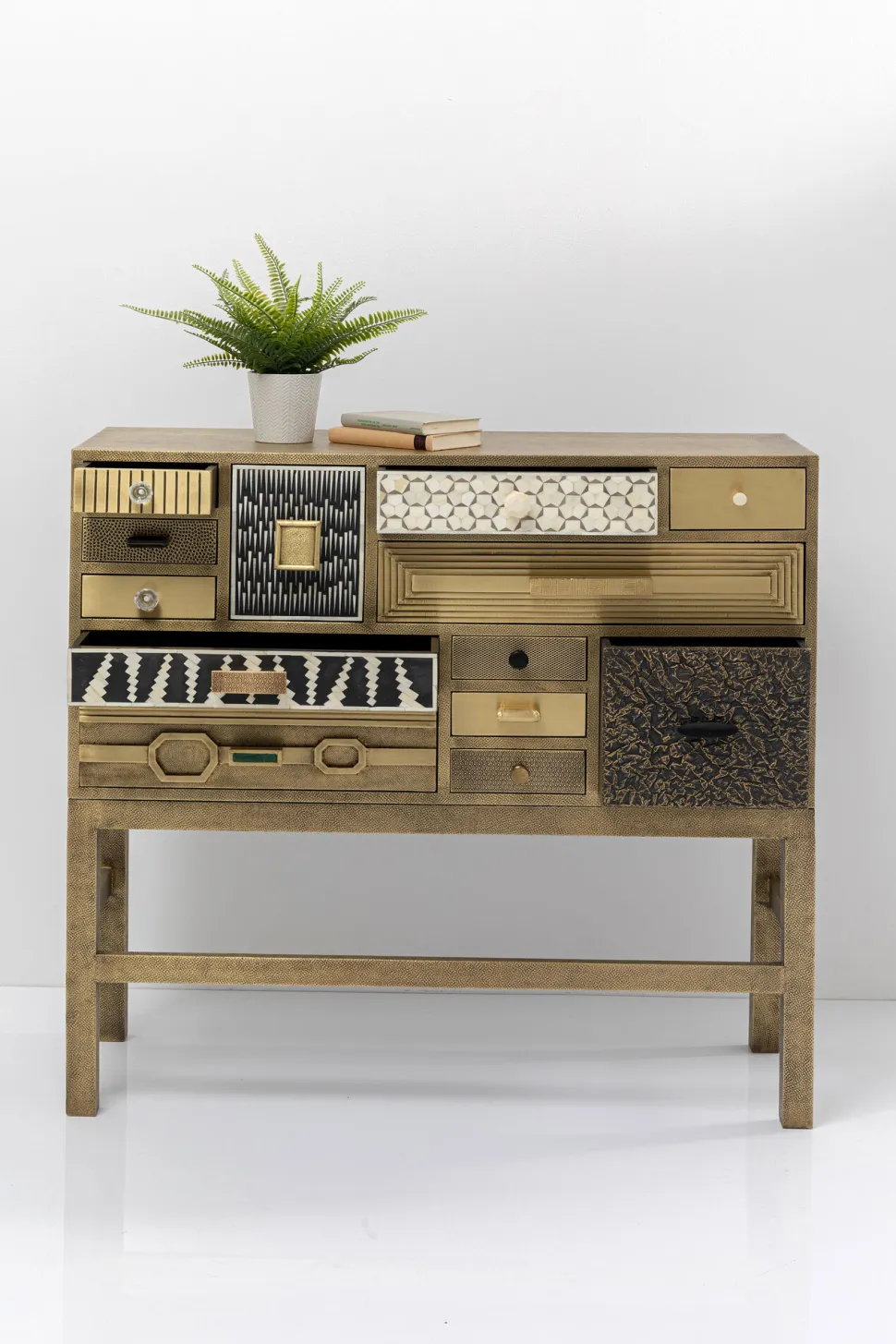 KARE Design Ladekast Chalet Gold 13 Drawers Store