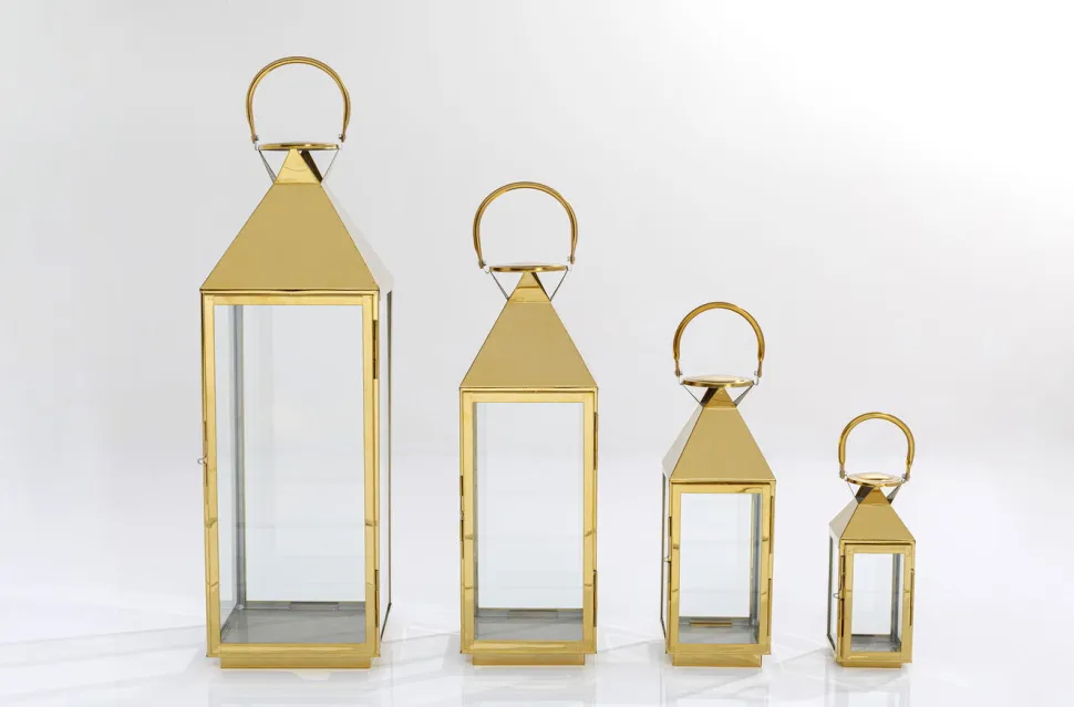 KARE Design Lantaarn Giardino Goud (4-delig) Store