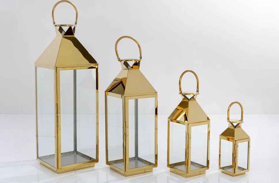 KARE Design Lantaarn Giardino Goud (4-delig) Store