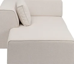 KARE Design Modulaire Bank Infinity Ottomane Elements Cream Left 182cm Cheap