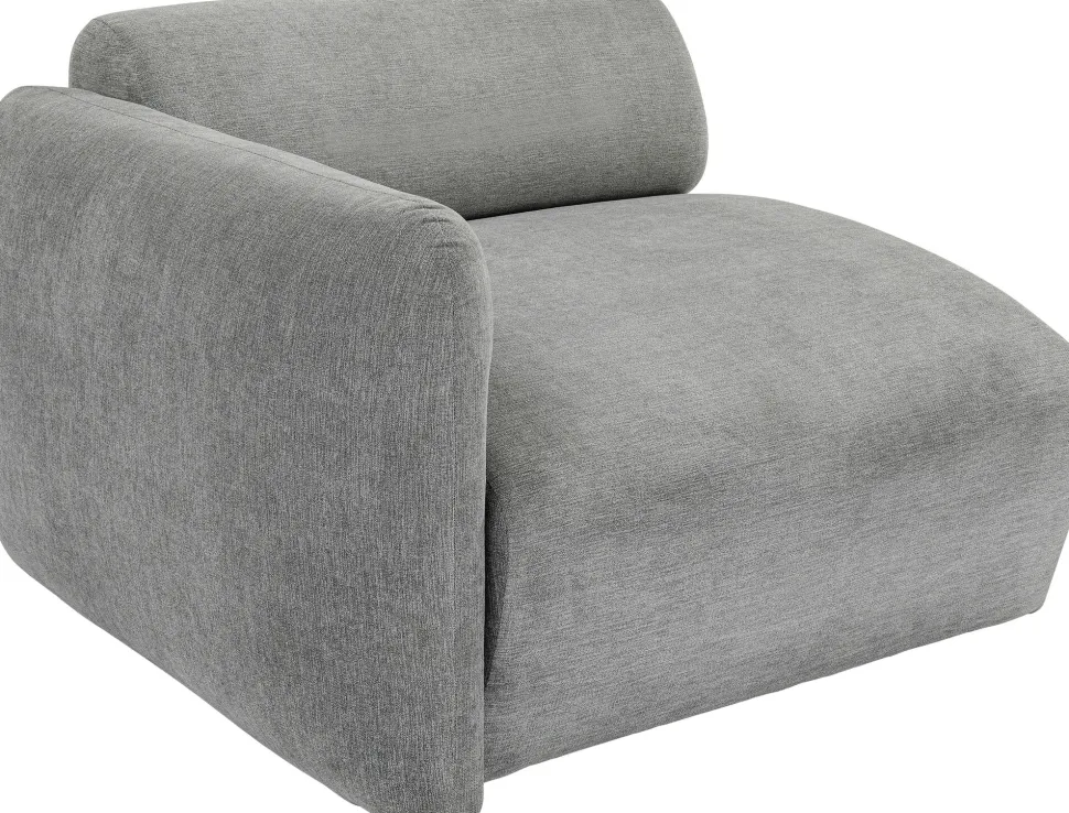 KARE Design Modulaire Bank Lucca End Corner Elements Left Grey 89cm New