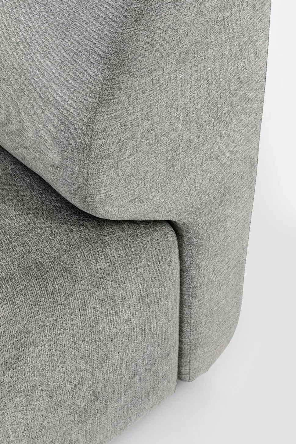 KARE Design Modulaire Bank Lucca End Corner Elements Left Grey 89cm New