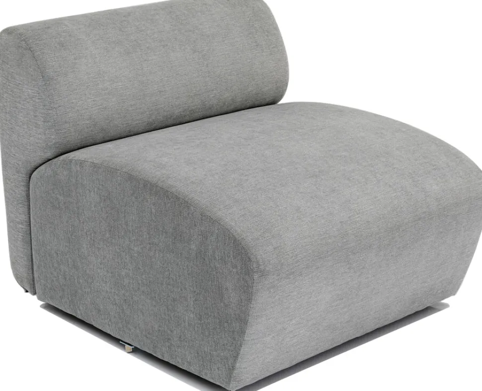 KARE Design Modulaire Bank Lucca Middle Elements Grey 76cm Shop