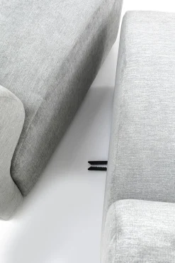 KARE Design Modulaire Bank Lucca Middle Elements Grey 76cm Shop