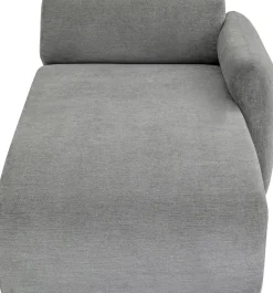KARE Design Modulaire Bank Lucca Ottomane Elements Grey Right 90cm New