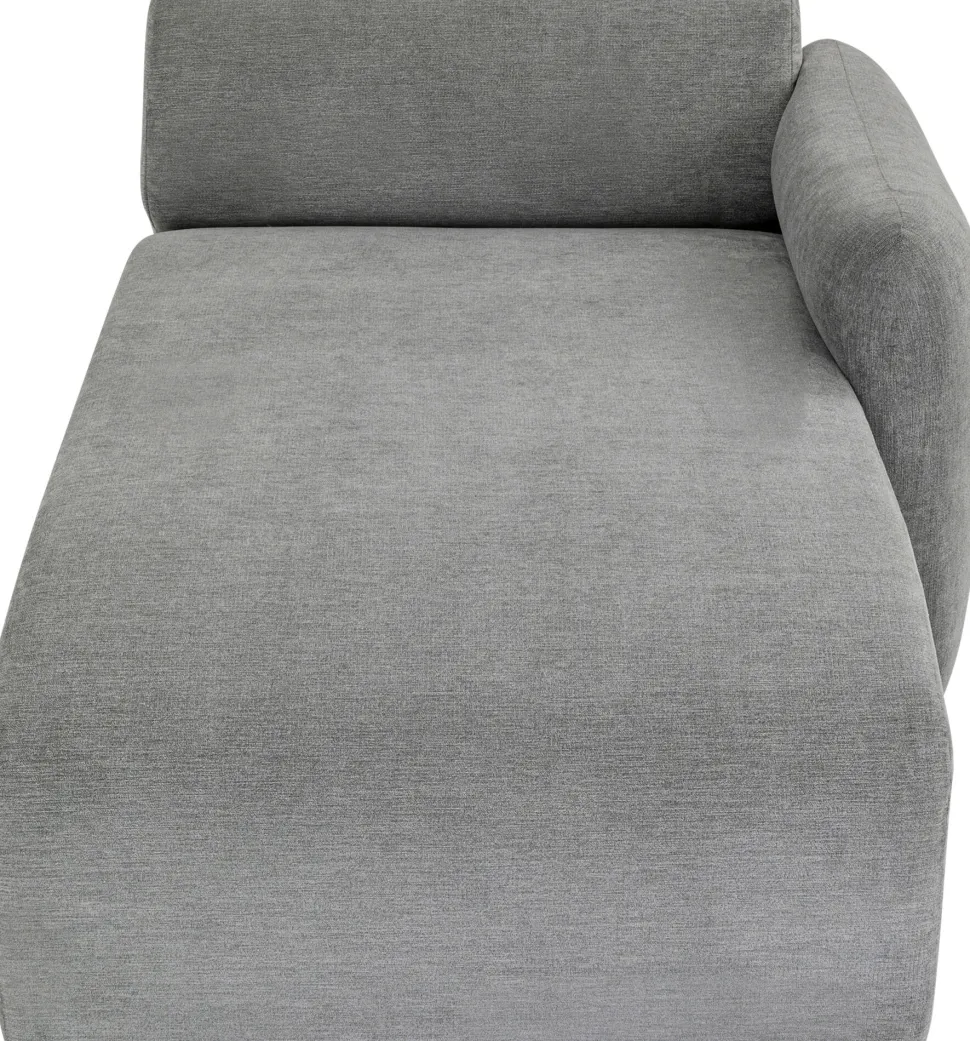KARE Design Modulaire Bank Lucca Ottomane Elements Grey Right 90cm New