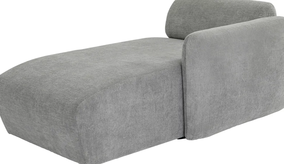 KARE Design Modulaire Bank Lucca Ottomane Elements Grey Right 90cm New