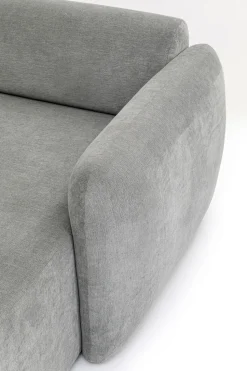 KARE Design Modulaire Bank Lucca Ottomane Elements Grey Right 90cm New