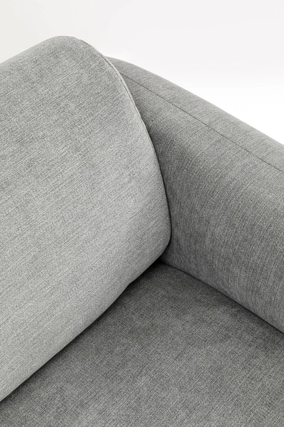 KARE Design Modulaire Bank Lucca Ottomane Elements Grey Right 90cm New
