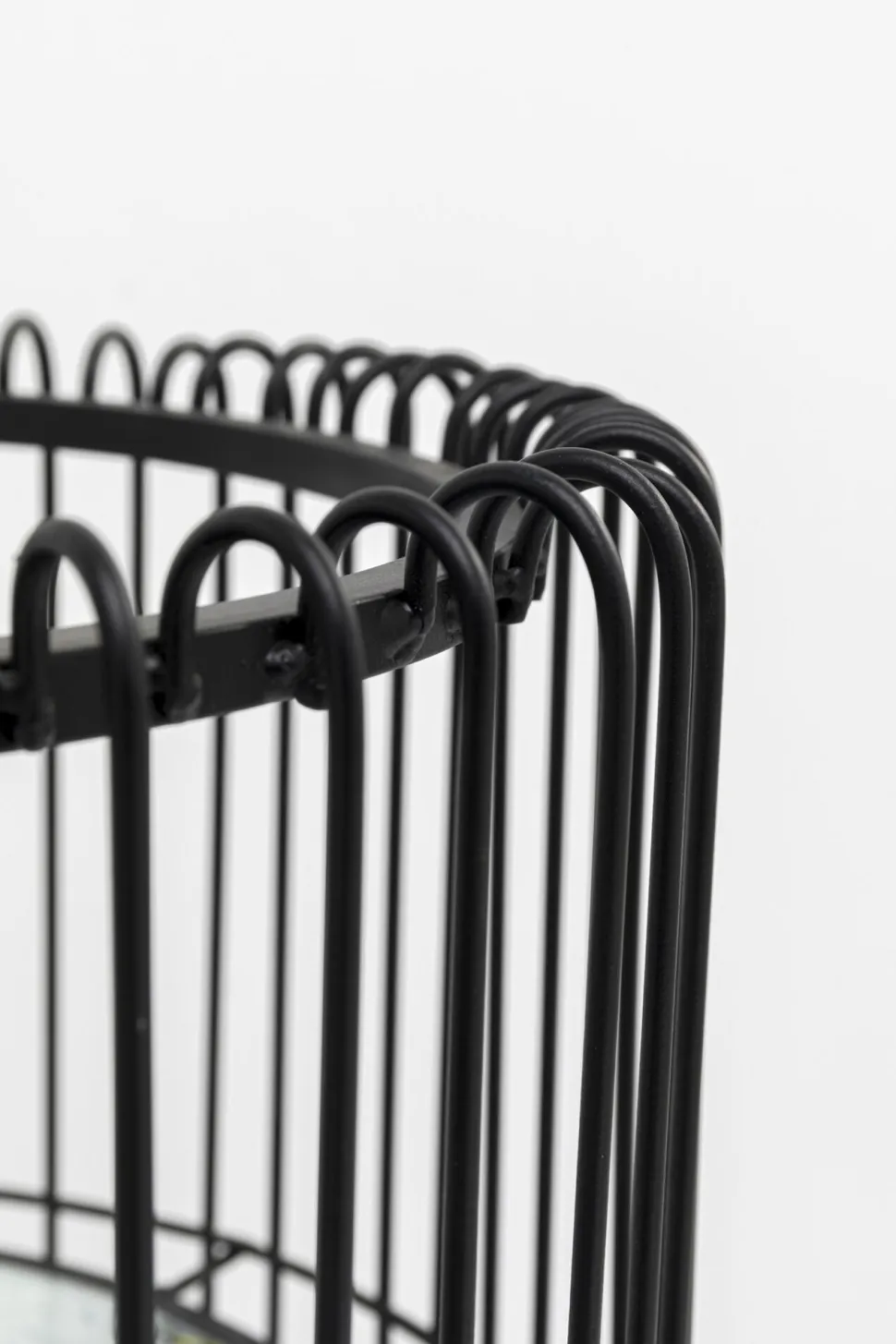 KARE Design Plantenbak Wire Black 70cm Store