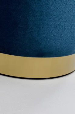 KARE Design Poef Cherry Storage Blue Brass (2/set) Best Sale