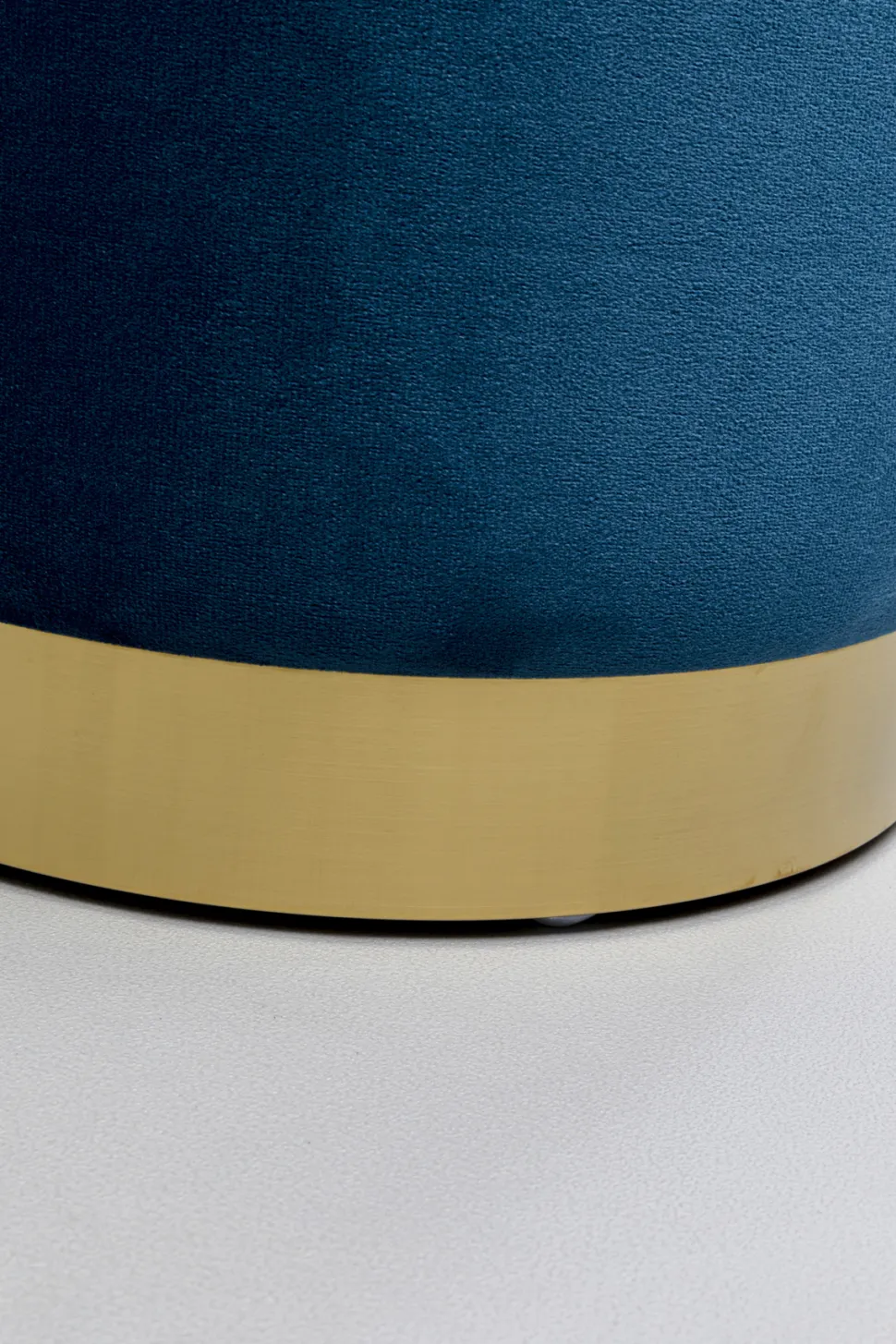 KARE Design Poef Cherry Storage Blue Brass (2/set) Best Sale