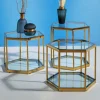 KARE Design Salontafel Comb Goud 45cm Hot