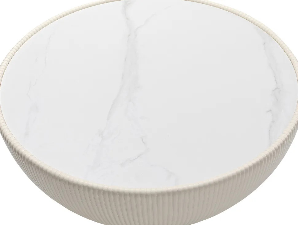 KARE Design Salontafel Endless Vegas White 71cm New