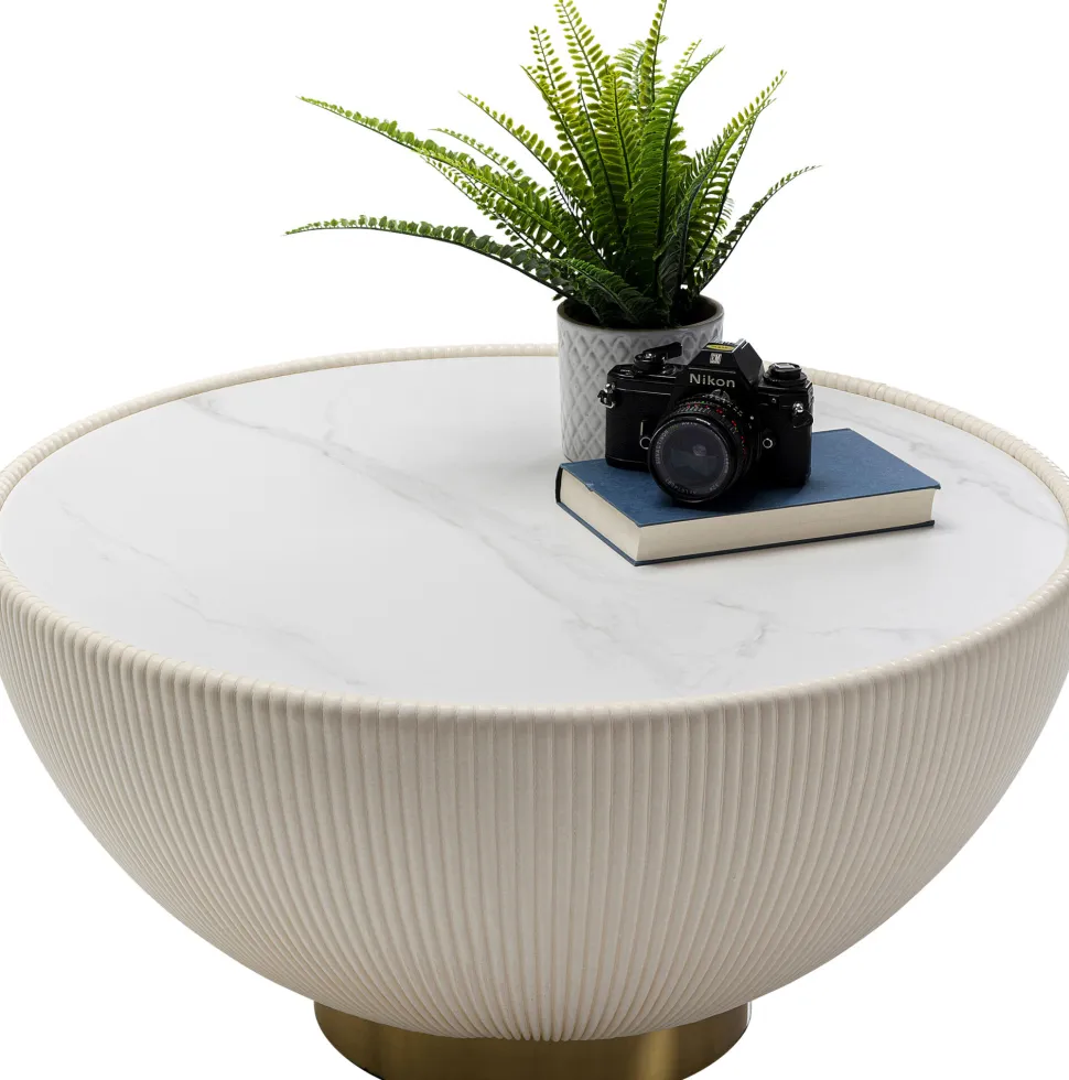 KARE Design Salontafel Endless Vegas White 71cm New