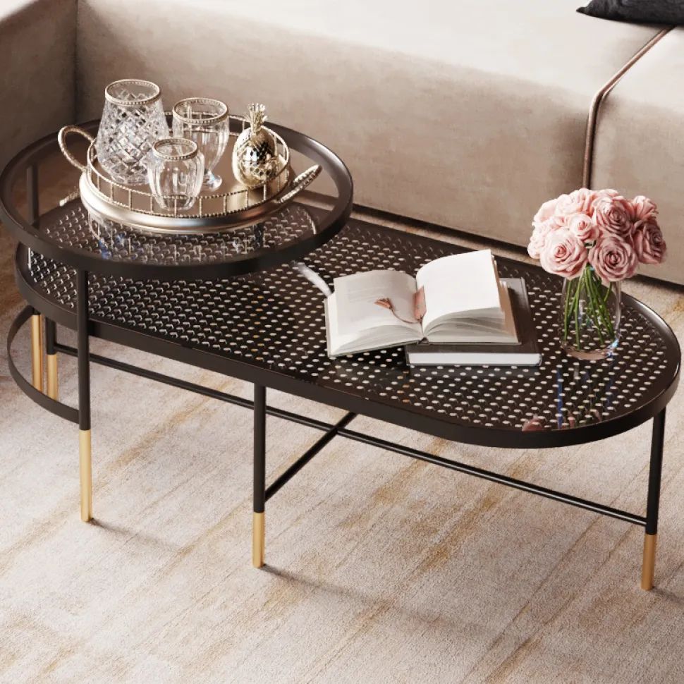 KARE Design Salontafel Fence (Set Van 2) Hot