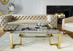 KARE Design Salontafel Gold Rush 120x120cm Discount