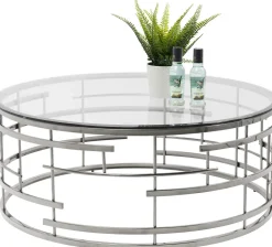 KARE Design Salontafel Jupiter Zilver Ø100cm Clearance
