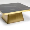 KARE Design Salontafel Miler Gold 80x80cm New