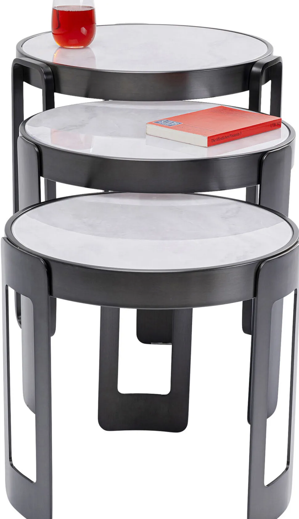 KARE Design Salontafel Perelli Black (Set Van 3) Best