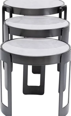 KARE Design Salontafel Perelli Black (Set Van 3) Best