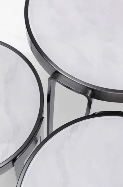 KARE Design Salontafel Perelli Black (Set Van 3) Best
